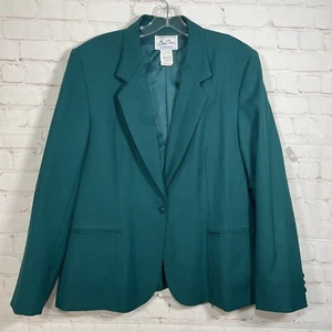 Blazer vintage Levis Bend Over para mujer talla 18 verde años 70 hecho en EE. UU. - Imagen 1 de 9