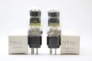 2 X 431U TUBE. COSSOR BRAND TUBE. NO TUBE. MATCHED PAIR CRYOTREATED. CH31V4 - Picture 1 of 4