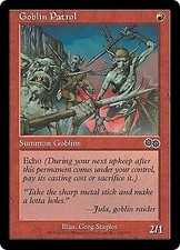Urza's Saga Goblin Patrol x4 Magic The Gathering NM