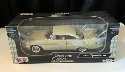 Motor Max 1958 Plymouth Fury American Classics Collection Diecast escala 1:18 Foto 1 de 4