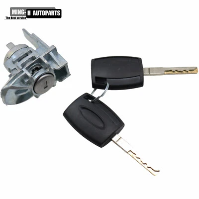 New Front Left Driver Door Lock Cylinder W/ 2 Keys For 12-19 Ford Escape Focus - Image 1 of 4