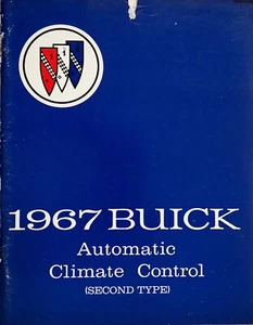 1967 Buick Climate Control Shop Service Manual Electra LeSabre Riviera Wildcat - Bild 1 von 3