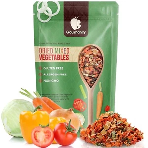 Gourmanity Dehydrated Mixed Vegetables, Adds Color and Flavor to Soups and Stews - Picture 1 of 15