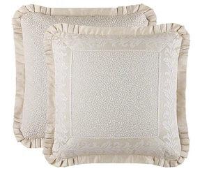 J Queen New York Marquis Sham, European - ivory - Picture 1 of 3