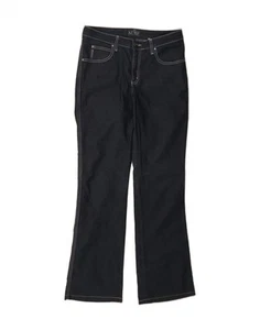 ARMANI Womens Bootcut Jeans W31 L31 Navy Blue Cotton DA29 - Picture 1 of 3