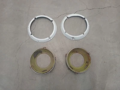 Biseles y cucharones cromados anillo de faros Ford Early Bronco 1966-1977 OEM  Foto 1 de 4