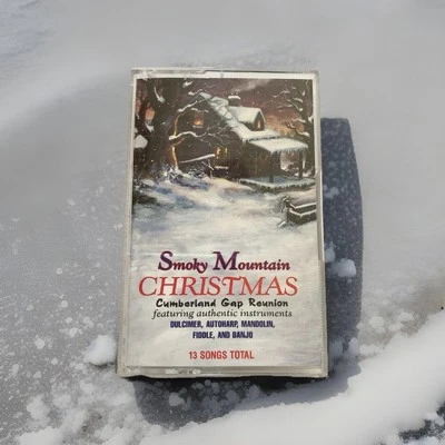 1992 Smoky Mountain Christmas Cumberland Gap Reunion Cassette Tape Holiday Music Foto 1 de 3