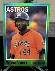 2024 Topps Archives Yordan Alvarez Green Foil /99 #192 - Houston Astros - Picture 1 of 2