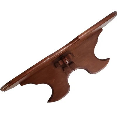 Estante de madera de colección arco decorativo tallado hecho a mano por G.E. Rueckemann 18" Foto 1 de 4