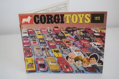 B93 CATALOGO CARTELLA VOLANTINO CORGI TOYS 1972 USA U.S.A. EXC. COND. - Immagine 1 di 4