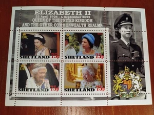 STAMP BLOCK ELIZABETH II Queen of the United Kingdom and Commonwealth Realms - Picture 1 of 1