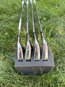 TaylorMade BURNER 2009 Iron Set 8pcs 4-9 + P,W Flex S Stiff RE-AX SUPERFAST 85 - Picture 1 of 5