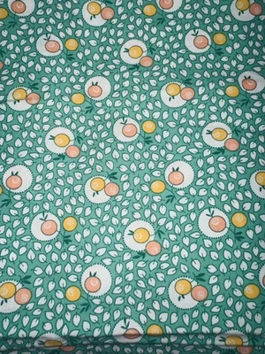 Chanteclaire Fabric Darlene Zimmerman Green  11” X 44” - Image 1 of 2