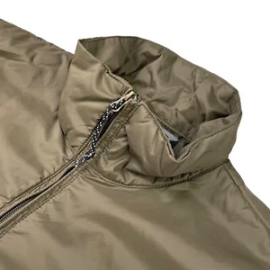 Billabong Men's 100% Nylon Insulated Full Zip Puffer Jacket Brown • Large - Picture 1 of 9