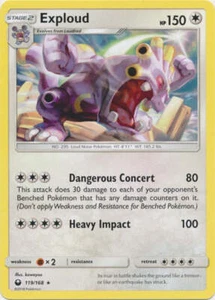 Exploud 119/168 Rare - Celestial Storm SM7 Pokemon Card - Picture 1 of 1