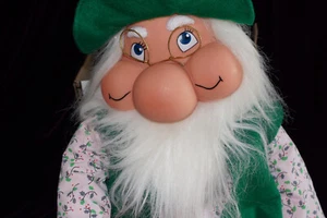 Christmas Santaakins Sitter Santas bester Plüschelf mit Spielzeug Geschenktüte 28 Zoll groß - Bild 1 von 5