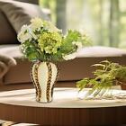 Ceramic Flower Vase Porcelain Ginger Jar Tank Gifts Decoration with Lid Storage
