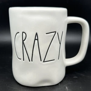 Rae Dunn CRAZY Coffee Tea Mug Cup Ceramic Artisan Collection By Magenta - Picture 1 of 9
