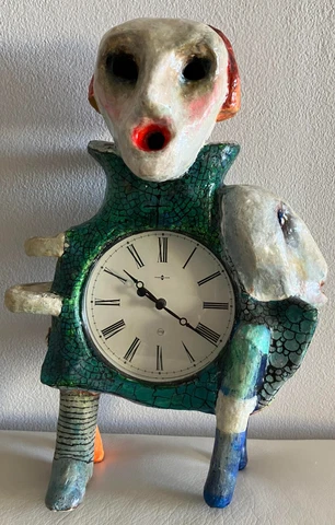 arts and crafts Kuk's original clock free standing Cover