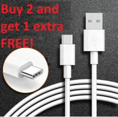 Phone USB Type C Cable Lead Google Pixel+Android 7/6/Pro 5/4/3 Data/Fast Charge - Image 1 of 2