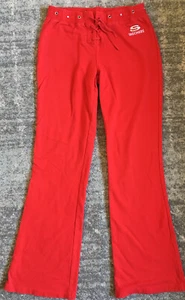Skechers Pant Loungewear Red Juniors XL Rhinestone 90’s Drawstring Straight J4 - Picture 1 of 9