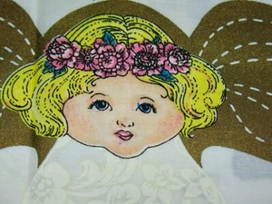 Joan Kessler GARLAND OF ANGELS Fabric Panel EASY Just Cut & Sew - Picture 1 of 5