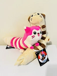 NEU POKEMON PLÜSCH Braun 16,5 Zoll Furret Puppe Niedliches Stofftier Set Stofftier Spiel - Bild 1 von 11