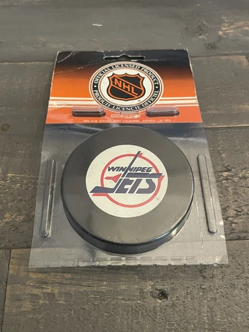 WINNIPEG JETS NHL VINTAGE TRENCH MFG. OFFICIAL LICENSED PRODUCT HOCKEY PUCK Cover