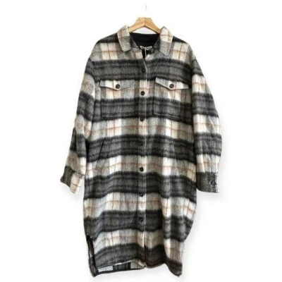 Chaqueta/abrigo Reformation Ainslie a cuadros, talla M, nuevo con etiquetas Foto 1 de 4