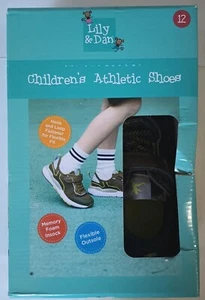 Lily & Dan Childrens Athletic Shoes size 12 Hook and Loop Fastener Sneaker Style - Picture 1 of 13