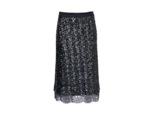 NWOT COACH black and green Sequin Skirt Size US 8 - Picture 1 of 5