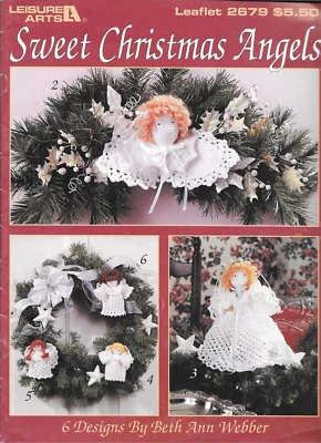 6 Diseños - Dulces Ángeles de Navidad - PATRÓN GANCHILLO - Folleto 2679 - Artes de ocio Foto 1 de 2