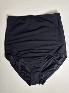 Lands End High Rise Swim Bottoms Size 10 Black NWOT Fully Lined - Picture 1 of 5