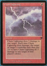 Chain Lightning Legends NM Red Common MAGIC GATHERING CARD (ID# 240752) ABUGames
