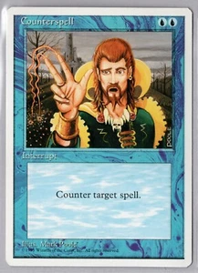 1x Counterspell - MTG Core Set 4th Edition - Light Play - Bild 1 von 1