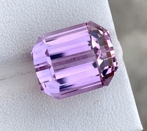 VVS 17.67 Ct Natural Pink Kunzite Gemstone Emerald Cut From Afghanistan - Bild 1 von 2