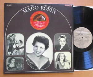 Mado Robin Voix Illustres 1942-1949 NEAR MINT French Vinyl EMI 2C 061-12096 - Picture 1 of 5