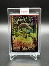 2021 Topps Project 70 #645 Fernando Tatis Jr. Gregory Siff Rainbow Foil 60/70!