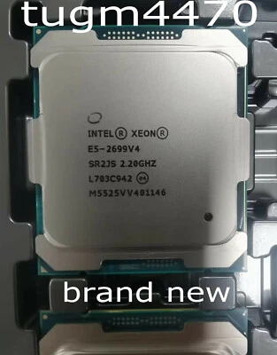 Intel Xeon e5-2699 v4  sr2js CPU processor LGA 2011-3 2.2ghz 22 cores - Image 1 of 3