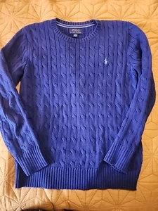 Boys POLO Rhalp Lauren Sweater  LARGE 14/16 - Picture 1 of 5