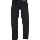 Lee Luke Men Black Skinny Slim Stretch Jeans W31 L34 (73191)