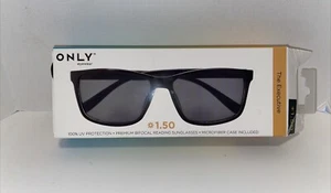 Reading 1.50 Sunglasses By Only Eyewear “The Executive ” Bifocal Unisex OPEN BOX - Picture 1 of 7