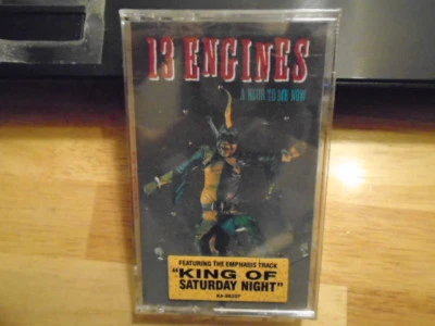 SEALED RARE OOP 13 Engines CASSETTE TAPE rock A Blur To Me Now BIG SURPRISE 1991 - Image 1 of 2