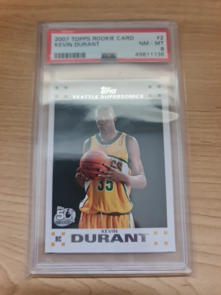 2007 Topps Rookie Card Kevin Durant #2 PSA9 - image 1 of 2