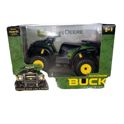 1/18 ERTL John Deere "Buck" ATV 4-Wheeler Quad DieCast W/ Box - Image 1 of 4