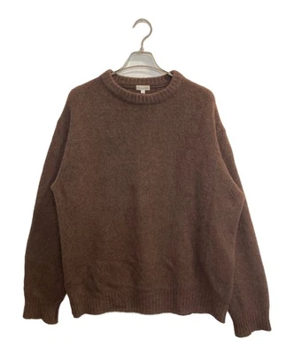 STEVEN ALAN Y/SHAGGY CREW KNIT Size: L Brown Men 8113-699-0133 - Image 1 of 4