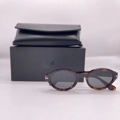 Gafas de sol Persol Unisex Loris Ovaladas Delgadas Polarizadas Borde Completo PO3378S Habana Foto 1 de 4