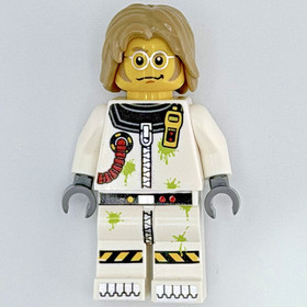LEGO Alien Conquest ADU Scientist ac010 7066 Earth Defense HQ 2011 Minifigure