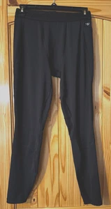 DSG Pants Mens Medium Black Compression Athletic Leggings Pocket Running Gym - Picture 1 of 3