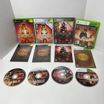 Lote Videojuegos Fable: Fable The Lost Chapters Fable II Fable III Xbox y Xbox 360 Foto 1 de 4